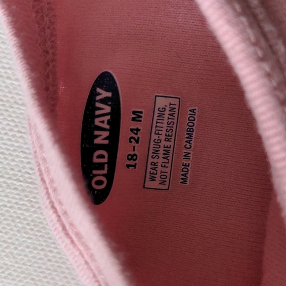 Old Navy Pink Ballerina Stars Toddler Girl Pajamas * 18-24M - Picture 4 of 8